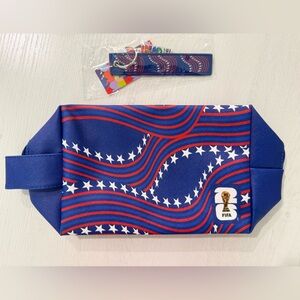 NEW - FIFA 2026 Team USA Dopp Kit Toiletry Bag & Key Chain